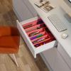imageUtopia Kitchen Silverware Organizer Expandable Bamboo Utensil Drawer Organizer Kitchen Drawer Organizer Silverware Organizer for Cutlery Utensils Flatware Holder 68 Slots Natural Pack of 5Coral