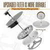 imageUtopia Kitchen Stainless Steel French Press Coffee Maker 32 Oz French Press Tea Maker Camping French Press Coffee Maker Cold Brew Portable Travel Coffee Presses Tea Press Gifts SilverSilver