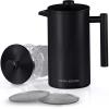imageUtopia Kitchen Stainless Steel French Press Coffee Maker 32 Oz French Press Tea Maker Camping French Press Coffee Maker Cold Brew Portable Travel Coffee Presses Tea Press Gifts SilverBlack