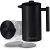 imageUtopia Kitchen Stainless Steel French Press Coffee Maker 32 Oz French Press Tea Maker Camping French Press Coffee Maker Cold Brew Portable Travel Coffee Presses Tea Press Gifts SilverBlack
