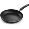 imageUtopia Kitchen 11 Inch Nonstick Frying Pan  Induction Bottom  Aluminum Alloy and Scratch Resistant Body  Riveted Handle GreyBlack Pack of 4BlackBlack