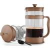 imageUtopia Kitchen 34 Ounce 1 Liter French Press Coffee Maker Tea Maker Travel Coffee Presses Heat Resistant Thickened Borosilicate Coffee Pot for Camping Travel Gifts Black Pack of 1Brown