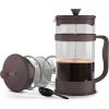 imageUtopia Kitchen 34 Ounce 1 Liter French Press Coffee Maker Tea Maker Travel Coffee Presses Heat Resistant Thickened Borosilicate Coffee Pot for Camping Travel Gifts Black Pack of 1Deep Taupe