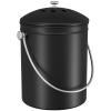 imageUtopia Kitchen Compost Bin for Kitchen Countertop  1 Gallon Compost Bucket for Kitchen with Lid  Includes 1 Spare Charcoal Filter BlackBlack