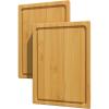 imageUtopia Kitchen Extra Large Bamboo Cutting Board with Juice Groove  Kitchen Chopping Board for Meat Cheese and Vegetables 17 x 12 Inch 2