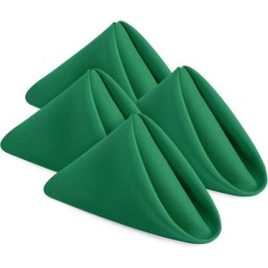imageUtopia Home 288 Pack White Cloth Napkins 17x17 Inches Polyester Dinner Napkins WashableGreen