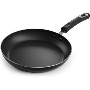 imageUtopia Kitchen 11 Inch Nonstick Frying Pan  Induction Bottom  Aluminum Alloy and Scratch Resistant Body  Riveted Handle GreyBlack Pack of 4BlackBlack