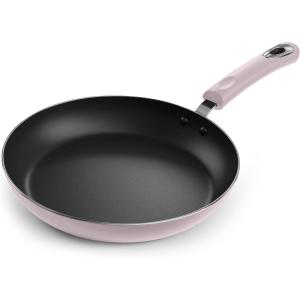 imageUtopia Kitchen 11 Inch Nonstick Frying Pan  Induction Bottom  Aluminum Alloy and Scratch Resistant Body  Riveted Handle GreyBlack Pack of 4PurpleBlack