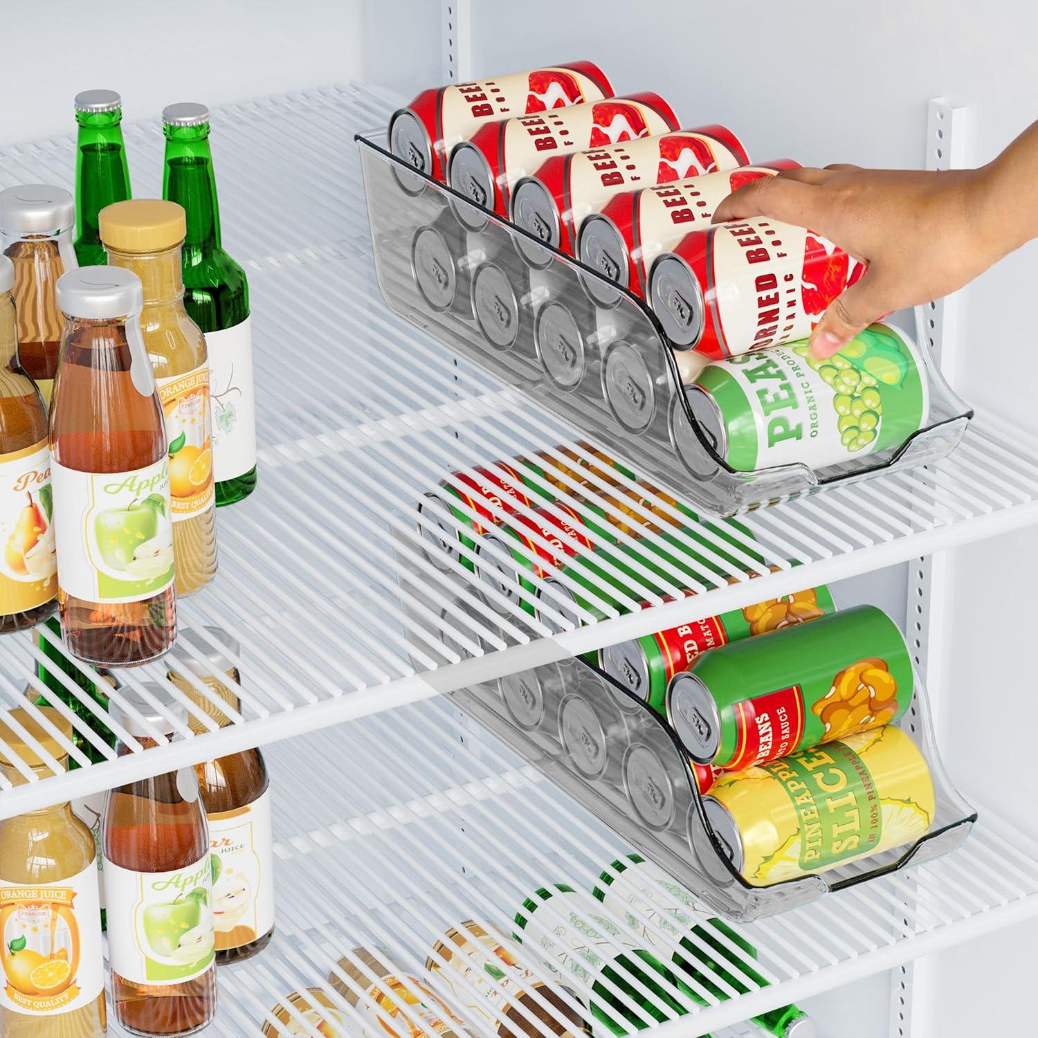 imageUtopia Kitchen Caddy Can Organizer For Pantry Pack of 1  Soda Can Storage Organizer Pantry Fridge ampamp Freezer Organization  Holds Food ampamp Soup Can Grey