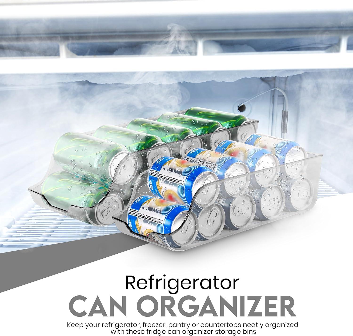 imageUtopia Kitchen Caddy Can Organizer For Pantry Pack of 1  Soda Can Storage Organizer Pantry Fridge ampamp Freezer Organization  Holds Food ampamp Soup Can Grey