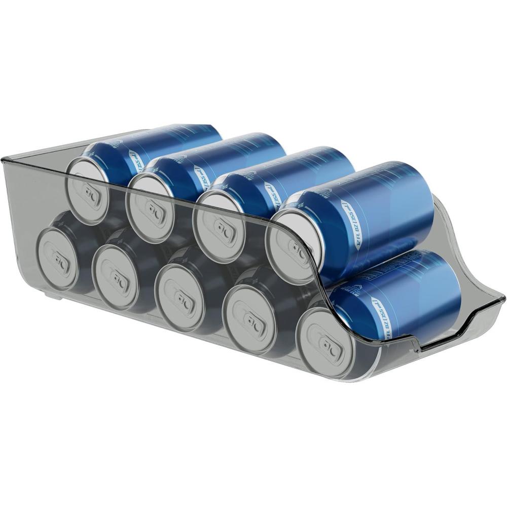imageUtopia Kitchen Caddy Can Organizer For Pantry Pack of 1  Soda Can Storage Organizer Pantry Fridge ampamp Freezer Organization  Holds Food ampamp Soup Can Grey
