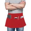 imageUtopia Wear 96 Pack Server Apron with 3 Pockets Waist Apron for Waiter Waitress 12 Inches Red