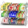 imageUtopia Kitchen Can Organizer for Pantry Storage Rack Organizer Stackable Can Organizer Can Pantry Organizers and Storage for Cans Holds up to 36 Cans for Kitchen Cabinet or Pantry Antique GoldChrome