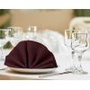 imageUtopia Home 24 Pack Royal Blue Cloth Napkins 17x17 Inches 100 Polyester Hemmed Edges Washable and Reusable Ideal for Parties Weddings and DinnersBurgundy