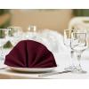 imageUtopia Home 24 Pack Royal Blue Cloth Napkins 17x17 Inches 100 Polyester Hemmed Edges Washable and Reusable Ideal for Parties Weddings and DinnersBurgundy