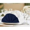 imageUtopia Home 24 Pack Royal Blue Cloth Napkins 17x17 Inches 100 Polyester Hemmed Edges Washable and Reusable Ideal for Parties Weddings and DinnersNavy