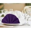 imageUtopia Home 24 Pack Royal Blue Cloth Napkins 17x17 Inches 100 Polyester Hemmed Edges Washable and Reusable Ideal for Parties Weddings and DinnersPurple