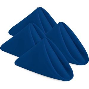 imageUtopia Home 24 Pack Royal Blue Cloth Napkins 17x17 Inches 100 Polyester Hemmed Edges Washable and Reusable Ideal for Parties Weddings and DinnersRoyal Blue
