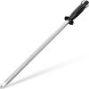 image:imageUtopia Kitchen 10 Inch Honing Steel Knife Sharpening Steel Sharpening Rod BlackBlack