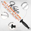 image:imageUtopia Kitchen 10 Inch Honing Steel Knife Sharpening Steel Sharpening Rod BlackBlack