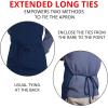 image:imageUtopia Kitchen 10 Pack Bib Apron Adjustable with 2 Pockets Water and Oil Resistant Cooking Kitchen Chef Apron for Women MenNavy