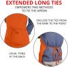 image:imageUtopia Kitchen 10 Pack Bib Apron Adjustable with 2 Pockets Water and Oil Resistant Cooking Kitchen Chef Apron for Women MenOrange