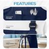 image:imageUtopia Kitchen 4 Pack Bib Apron Adjustable with 2 Pockets Water and Oil Resistant Cooking Kitchen Chef Apron for Women MenNavy