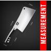image:imageUtopia Kitchen 7 inch Cleaver Knife Stainless Steel Chef Butcher Knives for Meat Vegetable Multipurpose Kitchen Chef Knife Chopping BoneBlack