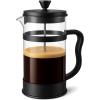 image:imageUtopia Kitchen French Press Espresso and Tea Maker with Triple Filters Stainless Steel Plunger and Heat Resistant Borosilicate Glass Aqua 34oz Pack of 1Black