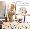 image:imageUtopia Kitchen Plastic Table Cloth Disposable 12 Pack  54x108 Inch Birthday Rectangle Tablecloth Waterproof Stain Resistant Party Table CoverBirthday