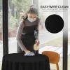 image:imageUtopia Kitchen Plastic Table Cloth Disposable 12 Pack  54x108 Inch Birthday Rectangle Tablecloth Waterproof Stain Resistant Party Table CoverBlack