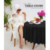 image:imageUtopia Kitchen Plastic Table Cloth Disposable 12 Pack  54x108 Inch Birthday Rectangle Tablecloth Waterproof Stain Resistant Party Table CoverBlack