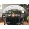 image:imageUtopia Kitchen Plastic Table Cloth Disposable 12 Pack  54x108 Inch Birthday Rectangle Tablecloth Waterproof Stain Resistant Party Table CoverBlack