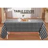 image:imageUtopia Kitchen Plastic Table Cloth Disposable 12 Pack  54x108 Inch Birthday Rectangle Tablecloth Waterproof Stain Resistant Party Table CoverBlack Check