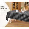 image:imageUtopia Kitchen Plastic Table Cloth Disposable 12 Pack  54x108 Inch Birthday Rectangle Tablecloth Waterproof Stain Resistant Party Table CoverBlack Check