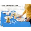 image:imageUtopia Kitchen Plastic Table Cloth Disposable 12 Pack  54x108 Inch Birthday Rectangle Tablecloth Waterproof Stain Resistant Party Table CoverBlue