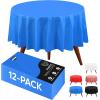 image:imageUtopia Kitchen Plastic Table Cloth Disposable 12 Pack  54x108 Inch Birthday Rectangle Tablecloth Waterproof Stain Resistant Party Table CoverBlue
