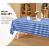 image:imageUtopia Kitchen Plastic Table Cloth Disposable 12 Pack  54x108 Inch Birthday Rectangle Tablecloth Waterproof Stain Resistant Party Table CoverBlue Check