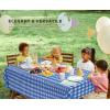 image:imageUtopia Kitchen Plastic Table Cloth Disposable 12 Pack  54x108 Inch Birthday Rectangle Tablecloth Waterproof Stain Resistant Party Table CoverBlue Check