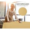 image:imageUtopia Kitchen Plastic Table Cloth Disposable 12 Pack  54x108 Inch Birthday Rectangle Tablecloth Waterproof Stain Resistant Party Table CoverGold