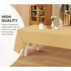 image:imageUtopia Kitchen Plastic Table Cloth Disposable 12 Pack  54x108 Inch Birthday Rectangle Tablecloth Waterproof Stain Resistant Party Table CoverGold