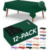 image:imageUtopia Kitchen Plastic Table Cloth Disposable 12 Pack  54x108 Inch Birthday Rectangle Tablecloth Waterproof Stain Resistant Party Table CoverGreen