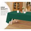 image:imageUtopia Kitchen Plastic Table Cloth Disposable 12 Pack  54x108 Inch Birthday Rectangle Tablecloth Waterproof Stain Resistant Party Table CoverGreen