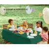 image:imageUtopia Kitchen Plastic Table Cloth Disposable 12 Pack  54x108 Inch Birthday Rectangle Tablecloth Waterproof Stain Resistant Party Table CoverGreen
