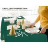 image:imageUtopia Kitchen Plastic Table Cloth Disposable 12 Pack  54x108 Inch Birthday Rectangle Tablecloth Waterproof Stain Resistant Party Table CoverGreen