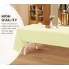 image:imageUtopia Kitchen Plastic Table Cloth Disposable 12 Pack  54x108 Inch Birthday Rectangle Tablecloth Waterproof Stain Resistant Party Table CoverIvory