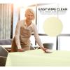 image:imageUtopia Kitchen Plastic Table Cloth Disposable 12 Pack  54x108 Inch Birthday Rectangle Tablecloth Waterproof Stain Resistant Party Table CoverIvory