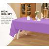 image:imageUtopia Kitchen Plastic Table Cloth Disposable 12 Pack  54x108 Inch Birthday Rectangle Tablecloth Waterproof Stain Resistant Party Table CoverLavender