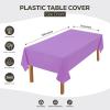 image:imageUtopia Kitchen Plastic Table Cloth Disposable 12 Pack  54x108 Inch Birthday Rectangle Tablecloth Waterproof Stain Resistant Party Table CoverLavender