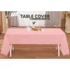 image:imageUtopia Kitchen Plastic Table Cloth Disposable 12 Pack  54x108 Inch Birthday Rectangle Tablecloth Waterproof Stain Resistant Party Table CoverPink